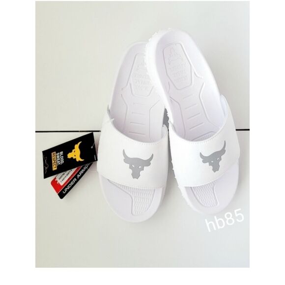 Under Armour Project Rock Men\'s White Slide Sandals main image 5